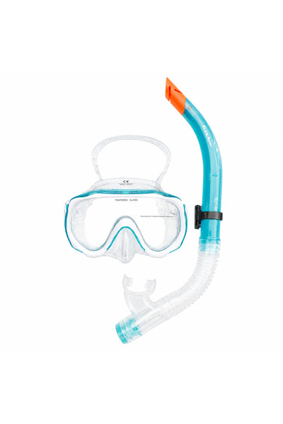ELVE Marine Tempered Glass Mask Snorkel Set M72/sn6