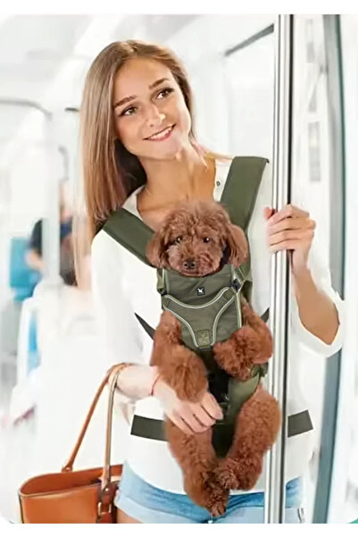 Petza Köpek Taşıma Köpek Ana Kucağı - Kedi Ana Kucağı Mato Yeşil