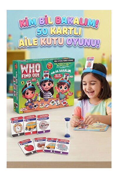 Tıfıl Toys Kim Bil Bakalım Bilgi Ve Zeka Oyunu(Find Out Who)