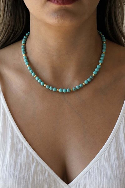 Orenda Design Turquoise Natural Stone Necklace |   Protection and Healing |  ...