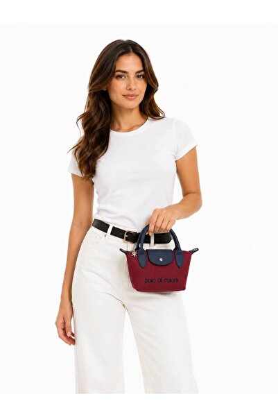 Polo Of Colors حقيبة يد نسائية صغيرة الحجم حقيبة عابرة للجسم 24*16 سم