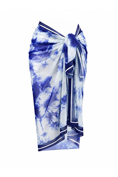 tarzınısec İç Gösterir Transparan Pareo - Gök Mavisi Model 150x95 Cm