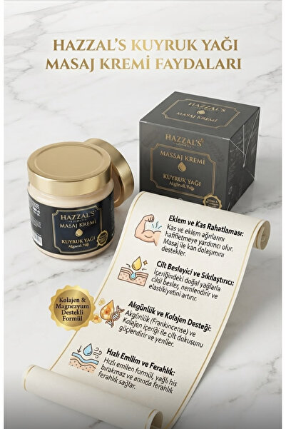 HAZZAL S COSMETİC Kuyruk Yağlı Masaj Kremi 200 ml