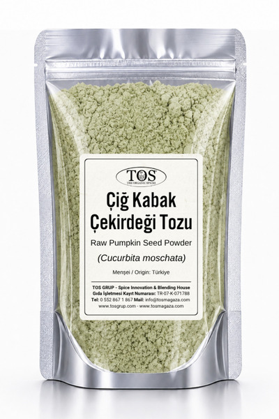 TOS The Organic Spices Çiğ Kabak Çekirdeği Tozu 100 gr (1. KALİTE) Cucurbita ...