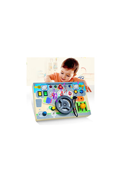 No branded Jucarie Educativa , Busy Board, Tabla de activitati , Jucarie Senz...