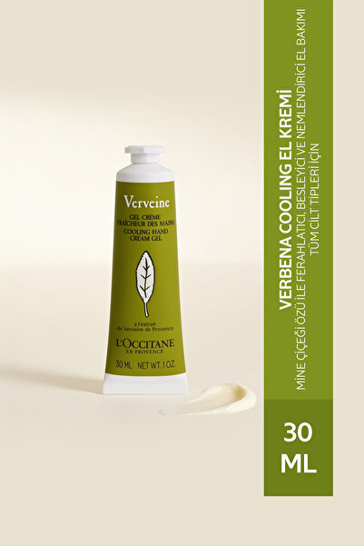 L'Occitane Verbena Cooling El Kremi, Mine Çiçeği Özü İçeren Besleyici ve Neml...