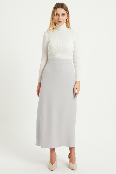 VAVİNOR Pencil Skirt - Gray