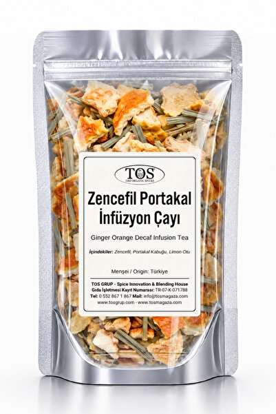 TOS The Organic Spices شاي الزنجبيل والبرتقال الخالي من الكافيين 40 جرام (1. ...
