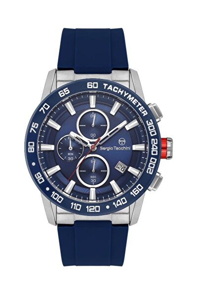 Sergio Tacchini ST.1.10457-1 Silikon KordonTachymeter Fonksiyonlar Aktif Laci...