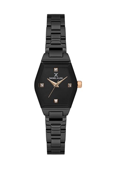 Daniel Klein Dk.1.14186-7 Stone Dial 3 Atm Water-Resistant Black Color Women'...