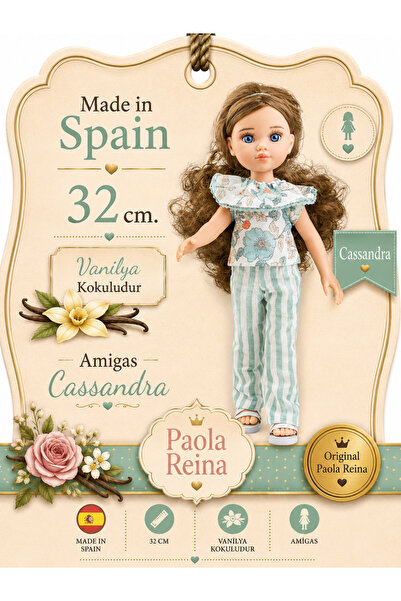 Paola Reina Carmen Amigas Oyuncak Bebek 32 cm - Vanilya Kokulu İspanyol Et Be...
