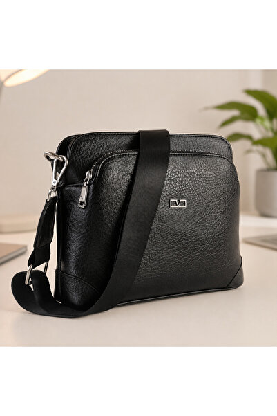 Generic Brand حقيبة كتف نسائية بحزام متقاطع من Madame Vera 034 Black Sk