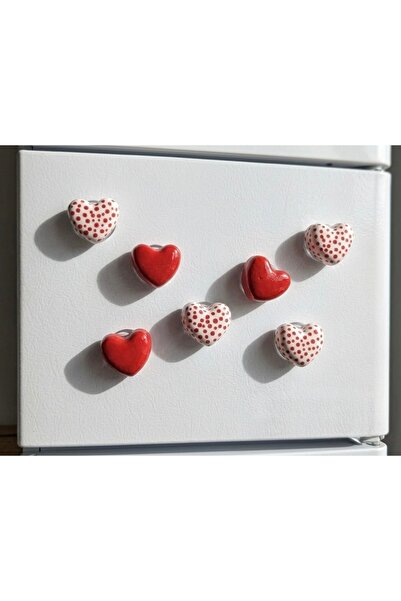 elizinart 6’lı kımızı/puantiyeli Magnet