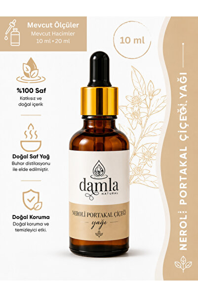 BioDamla Natural Neroli (Portakal Çiçeği) Yağı 10ml