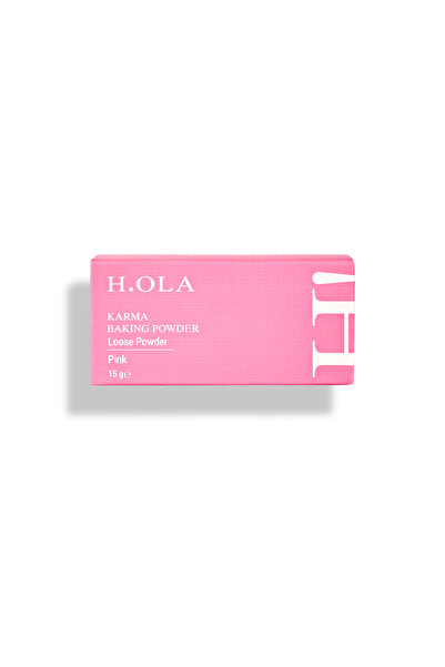 h.OLA Baking Powder | Makyaj Sabitleyici Toz Pudra | Pink (Pembe)