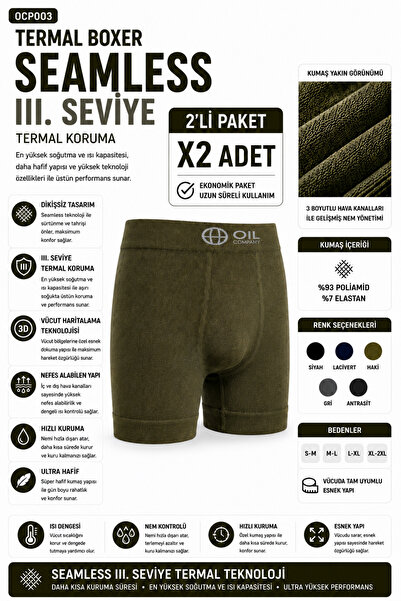 OIL COMPANY Boxeri kaki pentru bărbați - flexibili, respirabili, din bumbac ș...