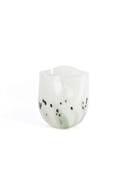 Mikasa Moor Vase Sea Marble Glass 22X19 cm 116436