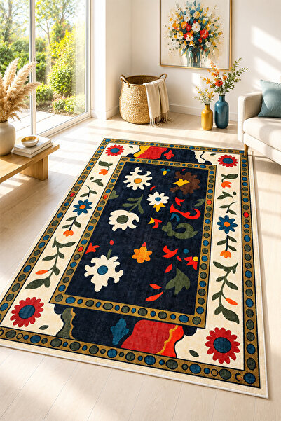 Chilai Home Conn Makinede Yıkanabilir Kaymaz Taban Leke Tutmaz Dijital Salon ...