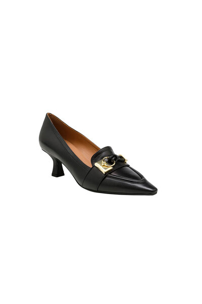 Frau Women / Girls Heels / Stiletto 64N1 Frau Nappa Nero (Black)