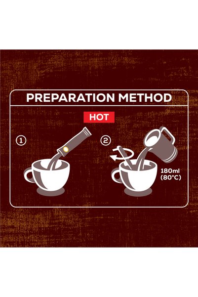 Old Town Coffee OLDTOWN Hazelnut Flavoured Instant 3in1 Premix White Coffee, 31.6Gm X 15 Sticks, 474Gm, Iced and Hot Coffee