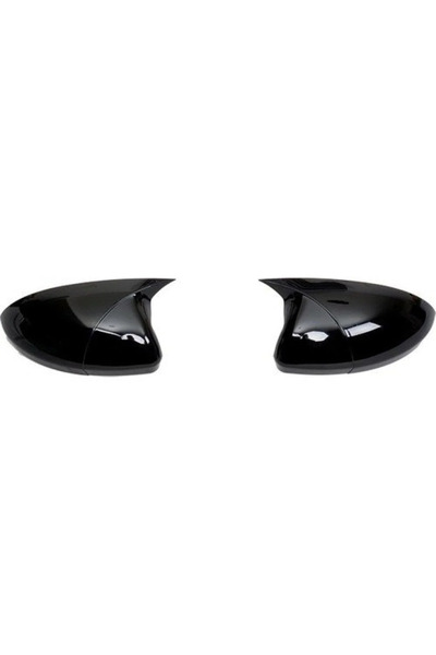 Drs Tuning Opel Corsa Uyumlu C Batman Yarasa Ayna Kapağı Piano Black / 2000-2006