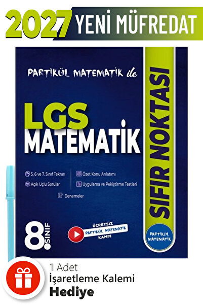 Partikül Matematik 8. Sınıf LGS Matematik Sıfır Noktası