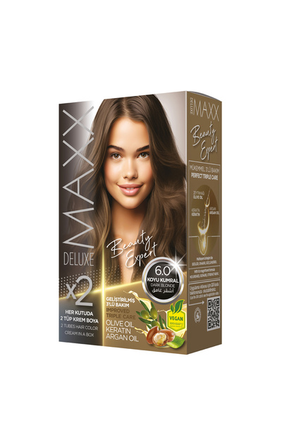 MAXX DELUXE Beauty Expert Set Saç Boyası 6.0 Koyu Kumral