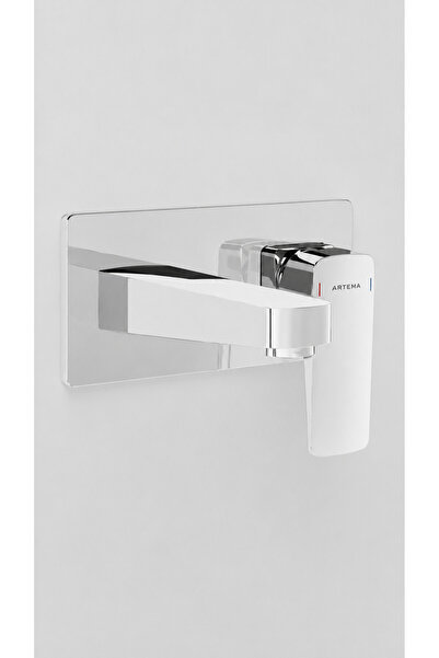 Artema ROOT SQUARE ANKASTRE LAVABO BATARYASI KROM