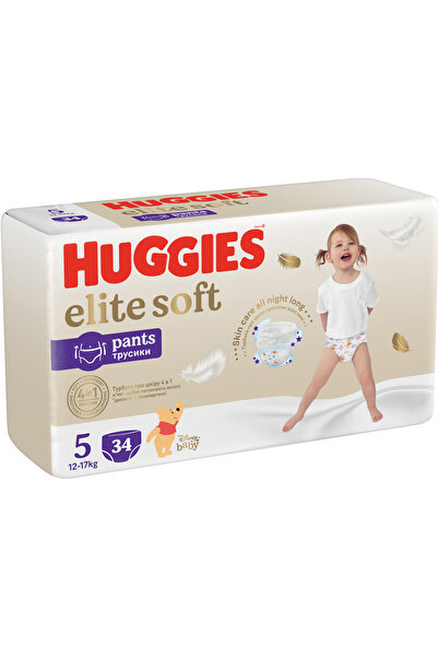 Huggies Scutece chilotel Extra Care 5, 12-17 kg, 34 buc