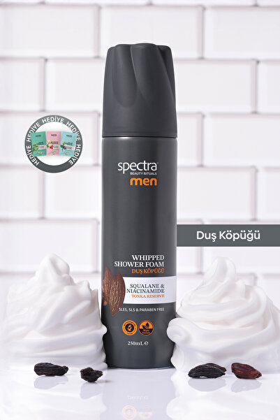Spectra Care MEN Nemlendirici ve Arındırıcı Vegan Whipped Duş Köpüğü -SLES&SL...