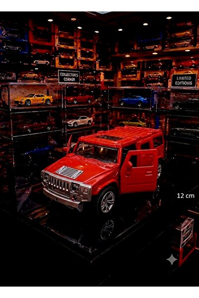 OYUNCAKSAHİLİ Hummer H2 Metal Jip Kapılar Açılır Çekbırak 12cm Koleksiyon Mod...