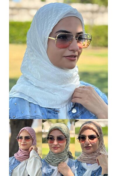 ALDAIYR 4وشاح جاز كاكار 120/120 قطن