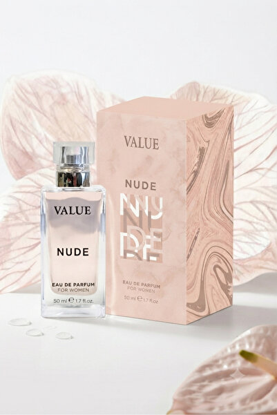 VALUE Nude Eau De Parfum For Women 50 Ml – Pudramsı ve Çiçeksi Zarafet