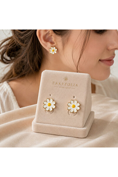 Takıtolia Colorful Dangle Bijouterie Earrings with Elite Daisy Figures (4)