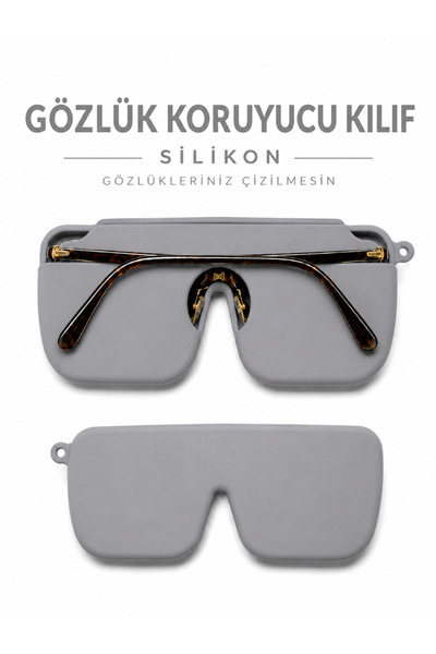 silvora Silikon Gözlük Kılıfı, Asılabilir, Katlanabilir, Çantada Yer Kaplamaz...