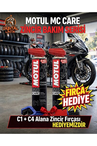 Motul BAKIM SETİ C1 +C4 400 ML VE TEMİZLEME FIRCASI HEDİYE