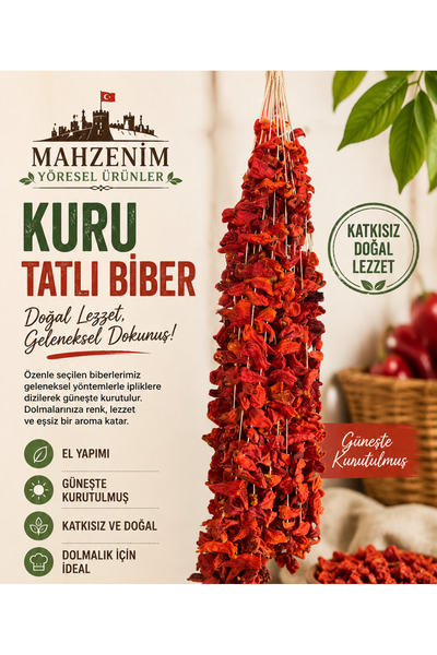 Kuru Tatlı Bİber 50 adet