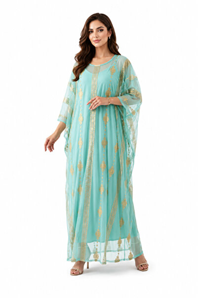 Unbranded/Generic Najdi Nashl Jalabiya (Duroo') made of transparent tulle fab...