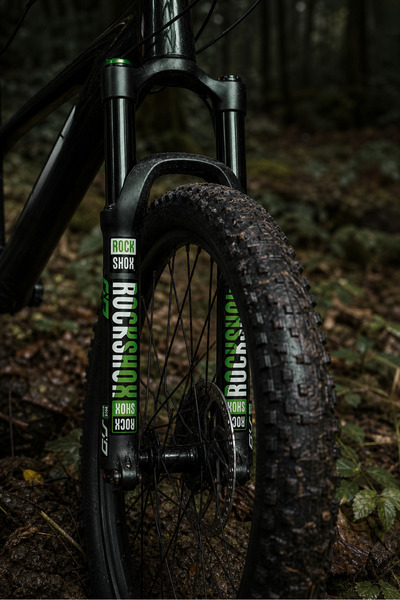bisiklet dünyam Rockshox Maşa Sticker Elektrikli Bisiklet Çıkartma Yeşil