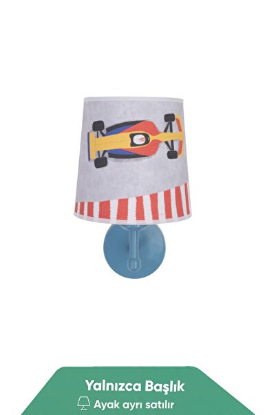 itsybitsy F1 Race Car Patterned Children's and Baby's Room Sconce Head - Read...