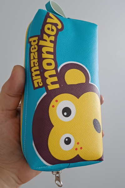 United Fabrics Children's Pencil Case - Printed Patterned Faux Leather Pencil Holder - Special Pencil Bag for Kids