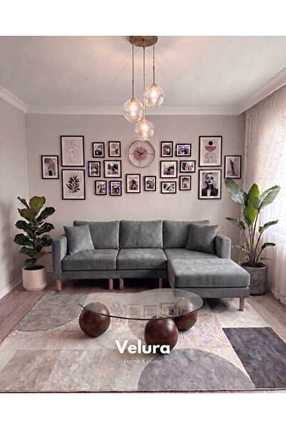 Velura Home & Living Armin Akıllı Köşe Koltuk Takımı & Modern Modüler Yataklı...
