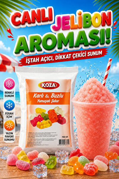 Koza Premium Selection Slush Makinesi Tozu Karlı Buzlu Buzlaş Ice Slush Toz K...
