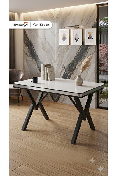 Nordic Compact Modern Dining Table Kitchen Table 70×110