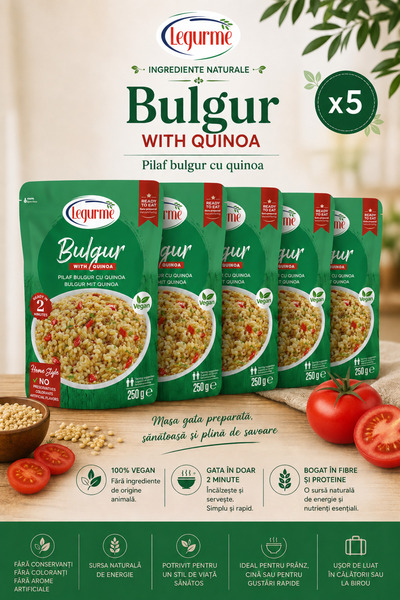 Legurme Pilaf de bulgur cu quinoa 250gr x5