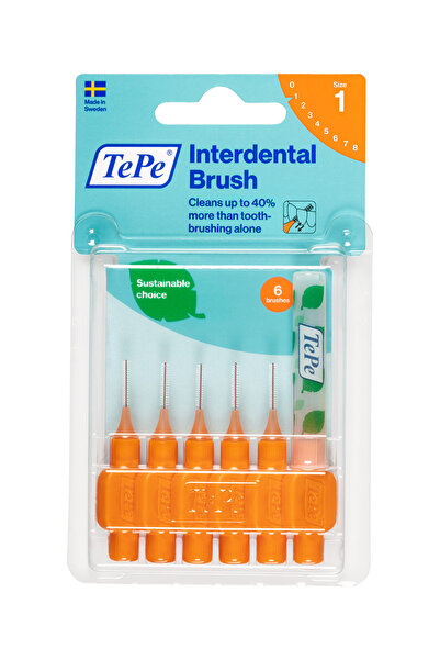 TePe Interdental Brush Arayüz Fırçası Turuncu 0.45 mm 6 lı