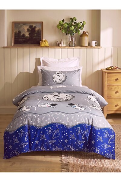 Tabu Home Uzaylı Gri Tek Kişilik Nevresim Takımı
