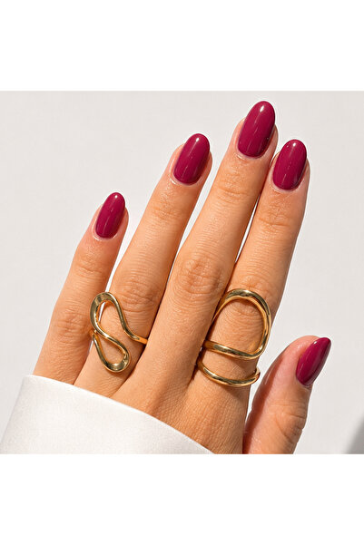 Takma Takma Takma Tırnak Nail Art Mor XS Beden Kısa Oval 10'lu El Yapımı Jel ...