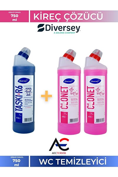 Diversey Room Care R6 750 Ml + 2 Adet Taski Clonet Extra 750ml Online Özel Ma...