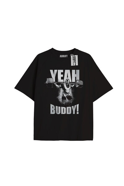 Adrift Code Presss Unisex Crna Da, Buddy, Teretana, Sport, Ronnie Coleman T-s...